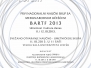 BARTF 2013