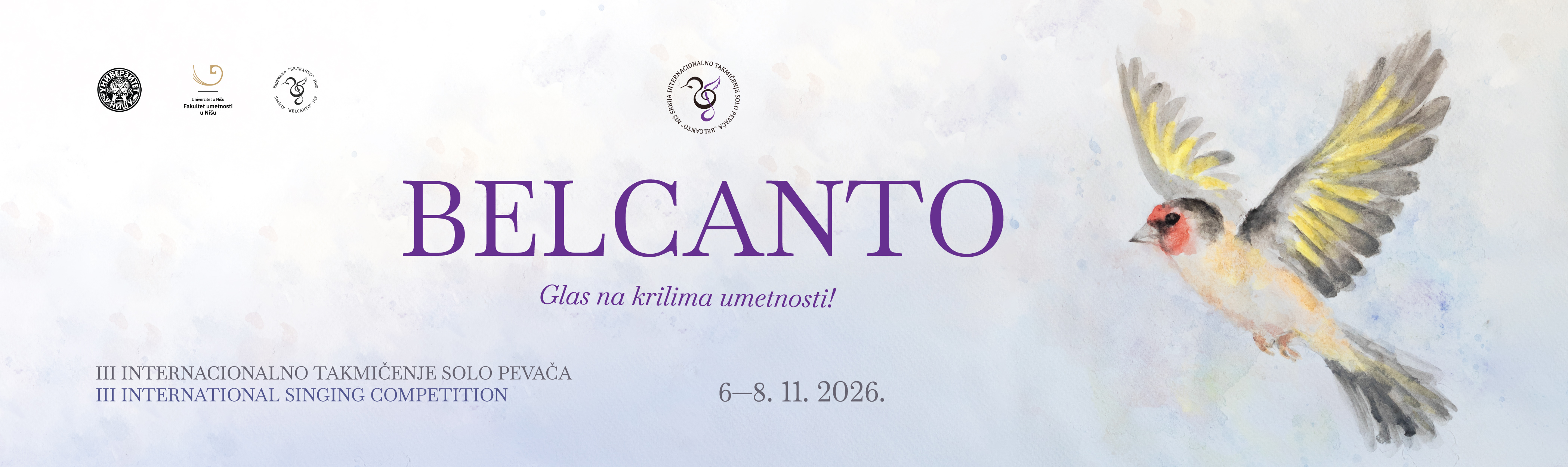 BELCANTO – III INTERNACIONALNO TAKMIČENJE SOLO PEVAČA