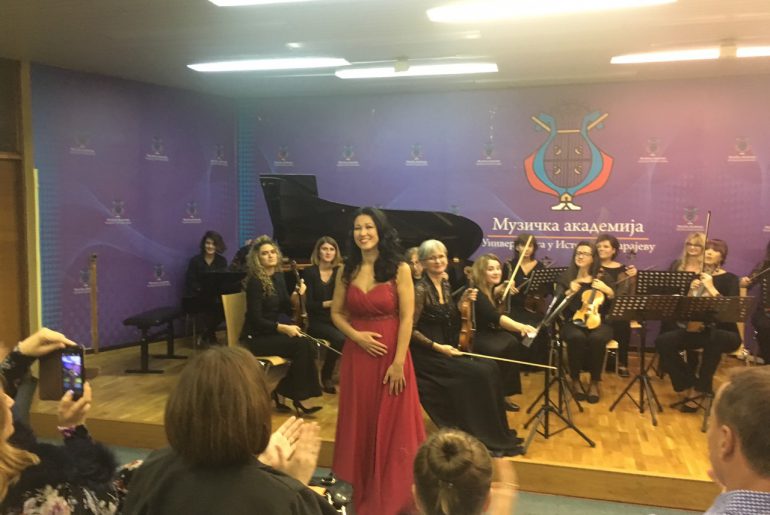 Кoнцeрт мр Бисeрe Вeљкoвић у Истoчнoм Сaрajeву