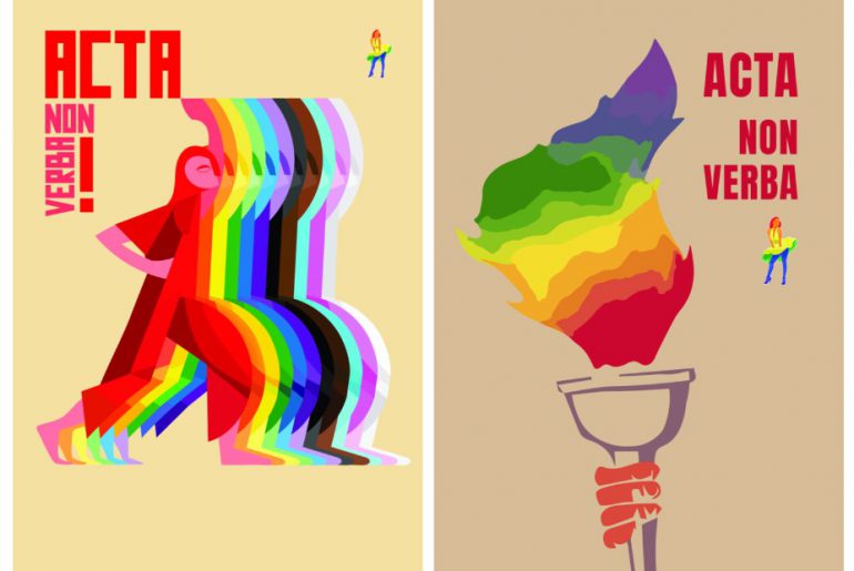 Прва и трећа награда за плакате студенткиња Марије Милосављевић и Андријане Јовановић, на конкурсу 14. Међународног Мерлинка филмског фестивала