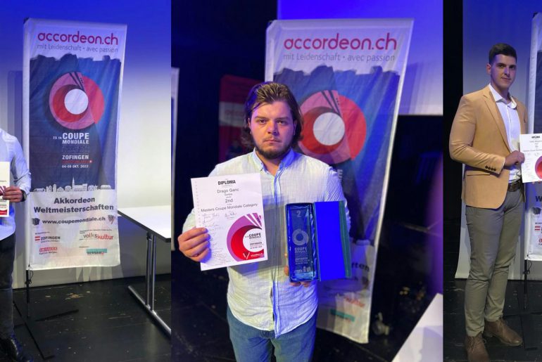 Велики успех наших студената хармонике на Светском купу за хармонику у Швајцарској