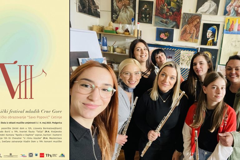 Masterklas flaute Jelene Jakovljević na 48. Muzičkom Festivalu mladih Crne Gore