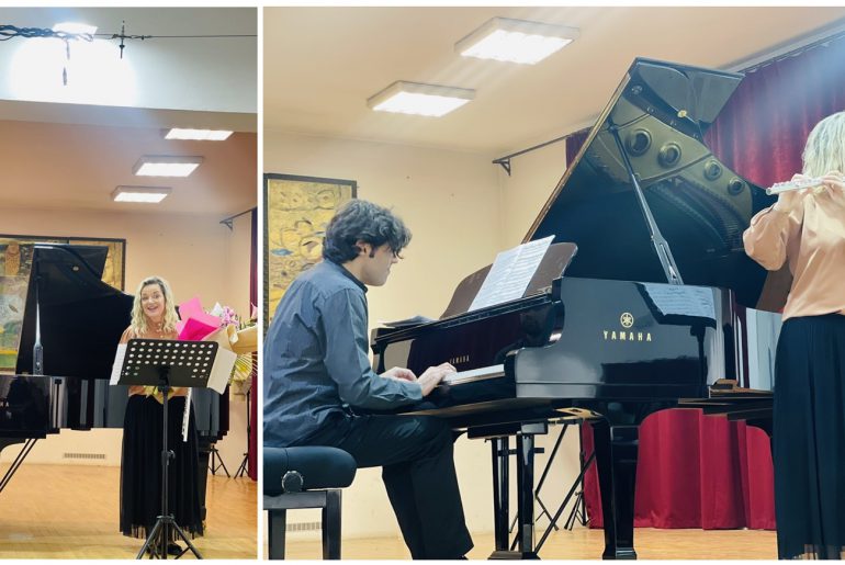 Солистички концерт флаутисткиње Јелене Јаковљевић са пијанистом Стеваном Спалевићем на фестивалу “Филипови дани” 2023.