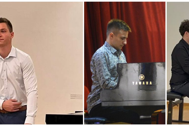 Прве награде Николи Павловићу, Страхињи Марковићу и Алекси Савићу на XX Интернационалном такмичењу “Donne in Musica” 2023.