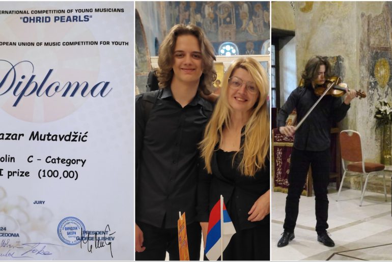 100 поена Лазару Мутавџићу на Интернационалном такмичењу “OHRID  PEARLS”