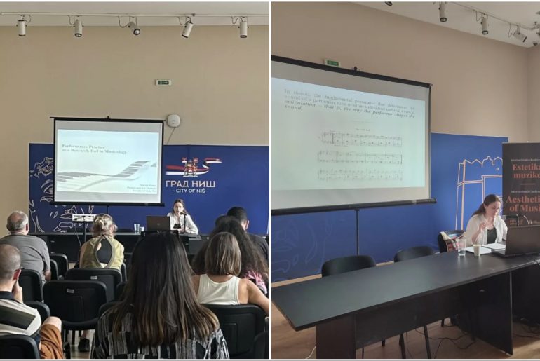 Учешће др Марије Динов на Интернационалној конференцији “Естетика музике” 2024
