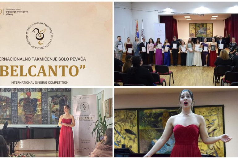 Вести о одржаном првом такмичењу “Belcanto”