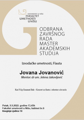Jovana Jovanović - master